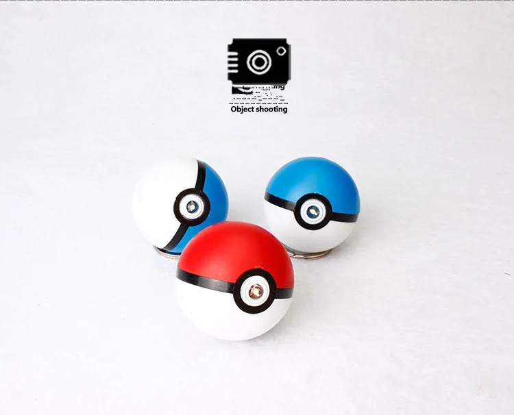 Модная Игра Пикачу светодиодный брелок Pokeball мяч сумка брелоки команда Покемон дети косплей игрушки подарки на Рождество и год