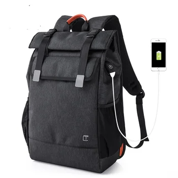 

TC707 New style Personality Trend Double Shoulder Bag leisure usb bag Leisure man's Computer bag Men's backpack