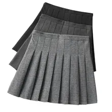 Новые плиссированные мини юбки для женщин Высокая талия мини юбки плюс размер XS-XXL Harajuku офисные женские юбки женские#3131