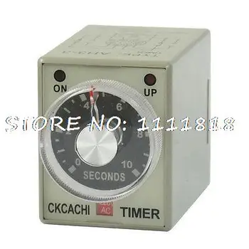 

AC 220V 5A 8 Pin 10 Second Time Delay Control Relay Timer AH3-3