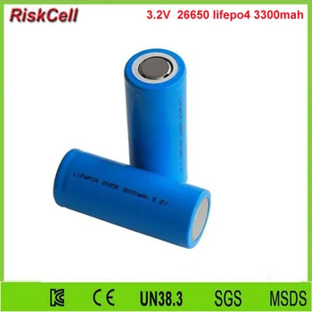 

200pcs/lot 3.2v 3300mah 26650 lifepo4 battery for solar energy storage / UPS/ big battery pack