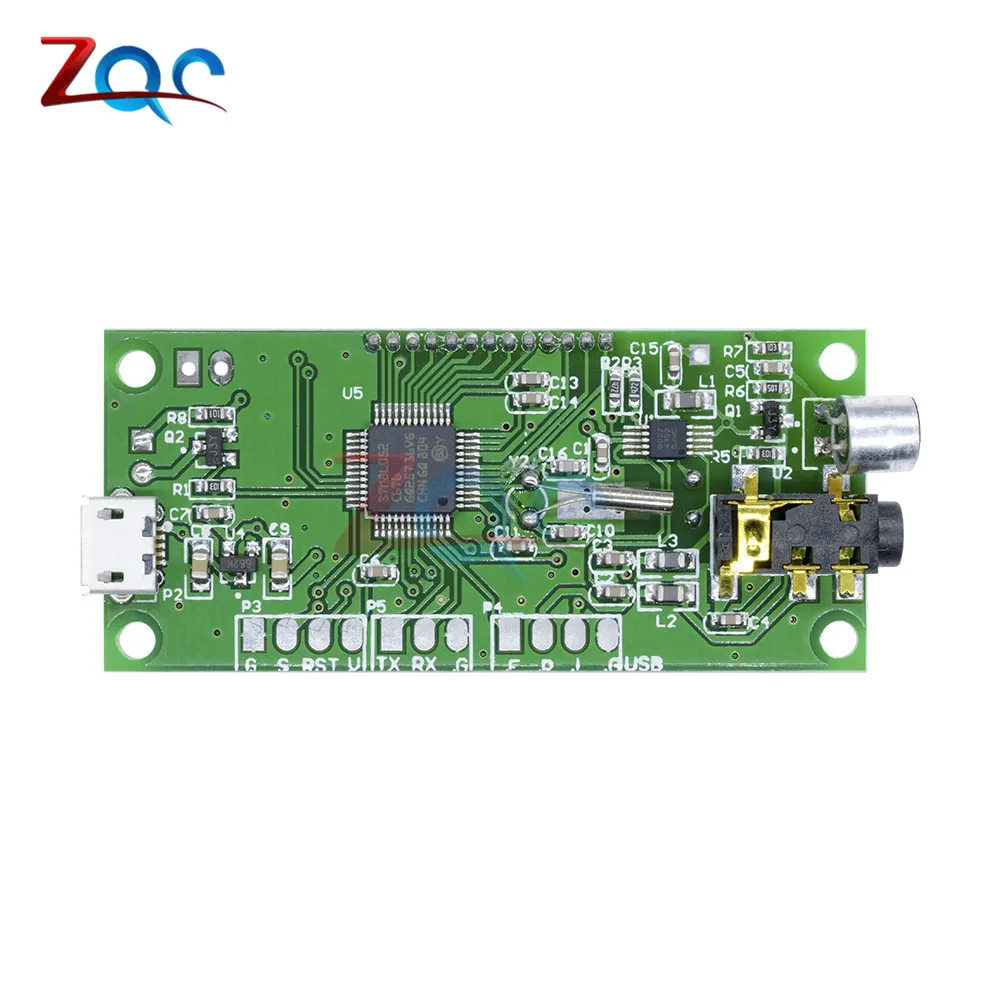 DSP PLL 87-108MHZ lcd FM Радио беспроводной микрофон стерео передатчик приемник модуль горячая Распродажа абсолютно