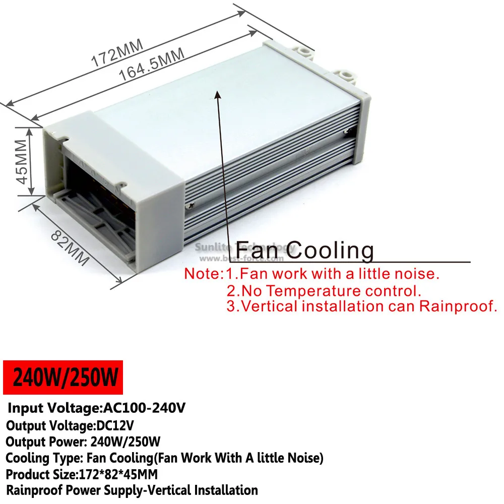 240w-250w