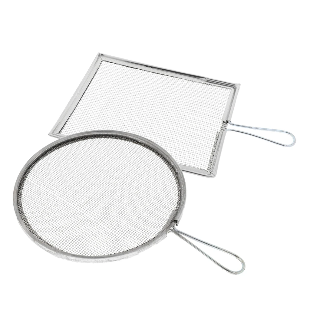 

2 Pieces Ceramic Glaze Filtering Tools Steel Mesh Strainer Filter Sieve Pottery Craft