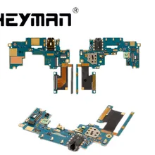 Звуковая кнопка гибкий кабель для htc One M7 801e сотового телефона(звуковая кнопка, разъем для наушников, вспышка, с компонентами) Замена