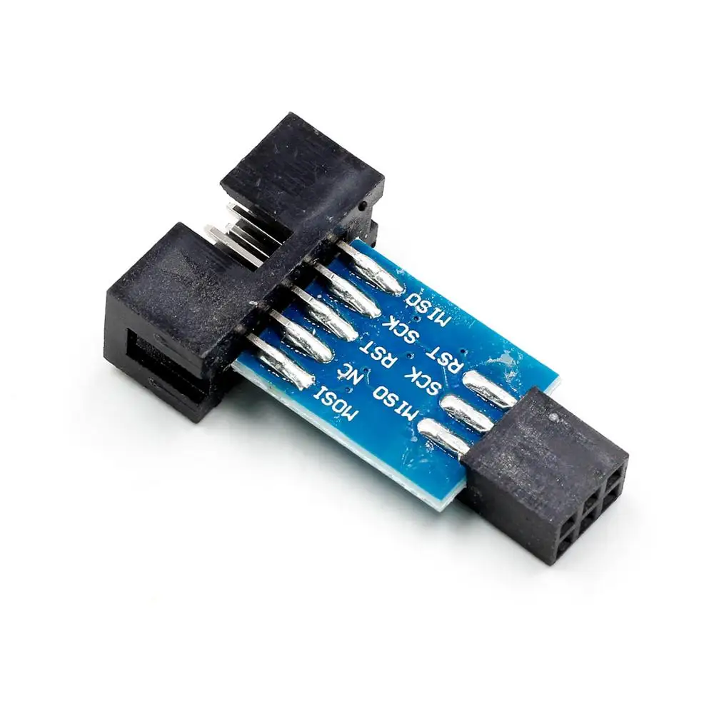 1 шт. 10 Pin на 6 адаптер плата для AVRISP MKII USBASP STK500 высокое качество|Интегральные схемы|