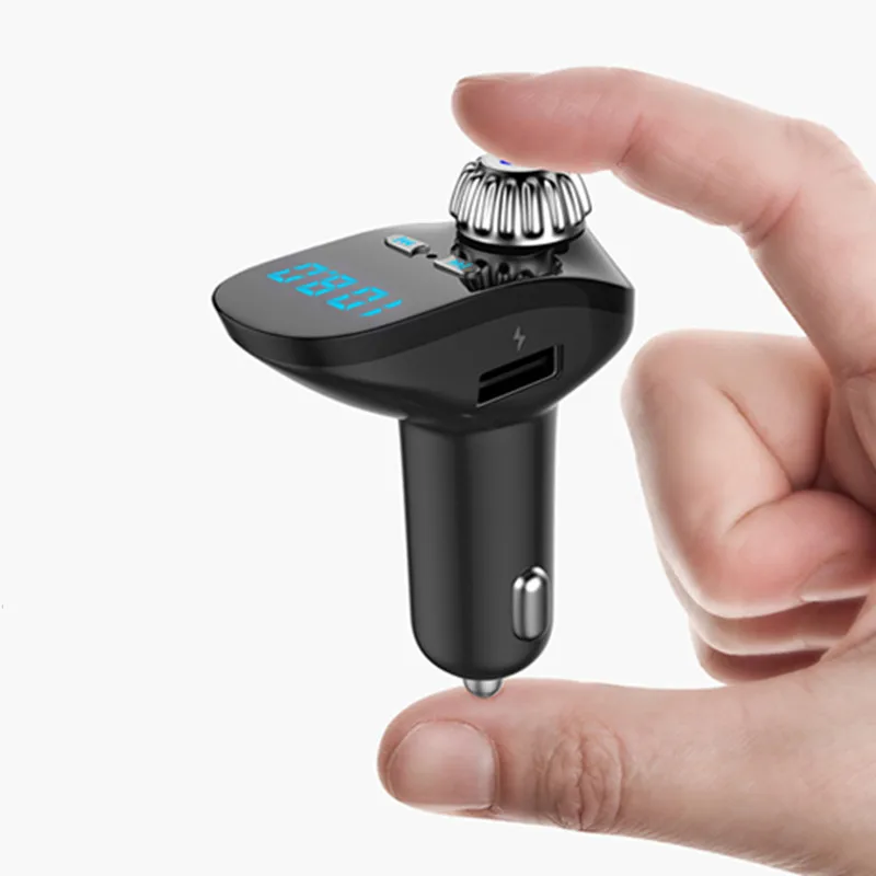 Автомобильный Bluetooth Наборы MP3 плеер FM передатчик Старт Функция Набор беспроводной связи по стандарту Bluetooth приемник автомобиля Зарядное устройство адаптер