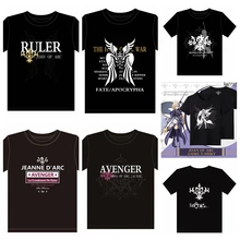 Аниме Fate Grand Order apocripha, правитель, Мститель, Жанна Дарк альтер, футболка для косплея, топы, футболка FGO Joan of Arc, футболка, футболка