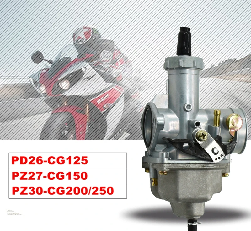 Для Keihin PZ26 PZ27 PZ30 карбюратор для Honda CG125 мотоциклетный карбюратор CG150 CG200 250cc карбюратор