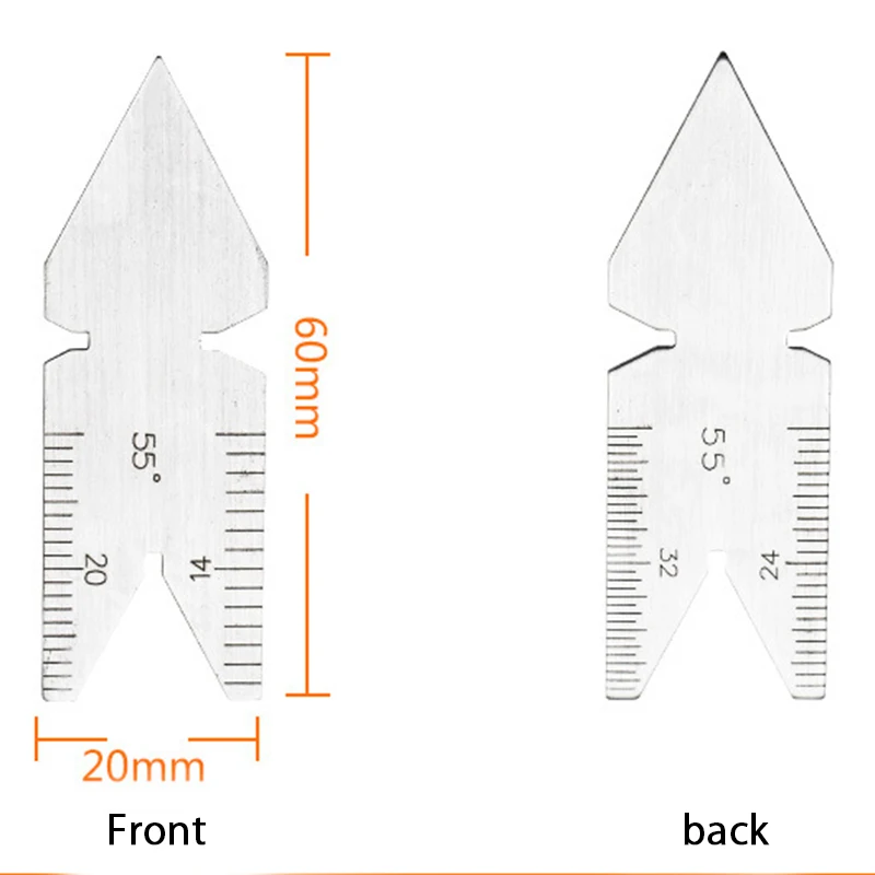 3 шт./лот 55 и 60 градусов датчик центра шаблон дюймов метрический винт Шаг Резьбы Измерительный токарный станок Инструменты