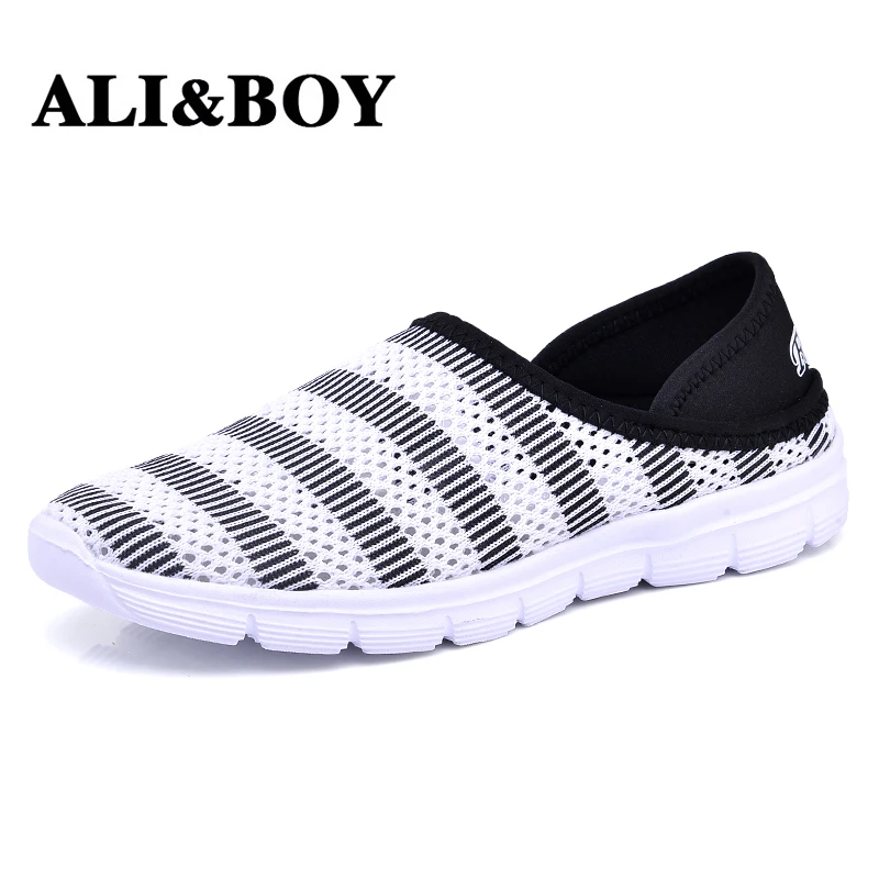 

ALIBOY Women Sneakers Summer Female Light Weight man walking shoes female Lady Single Outdoor women's sports shoes size 36-44