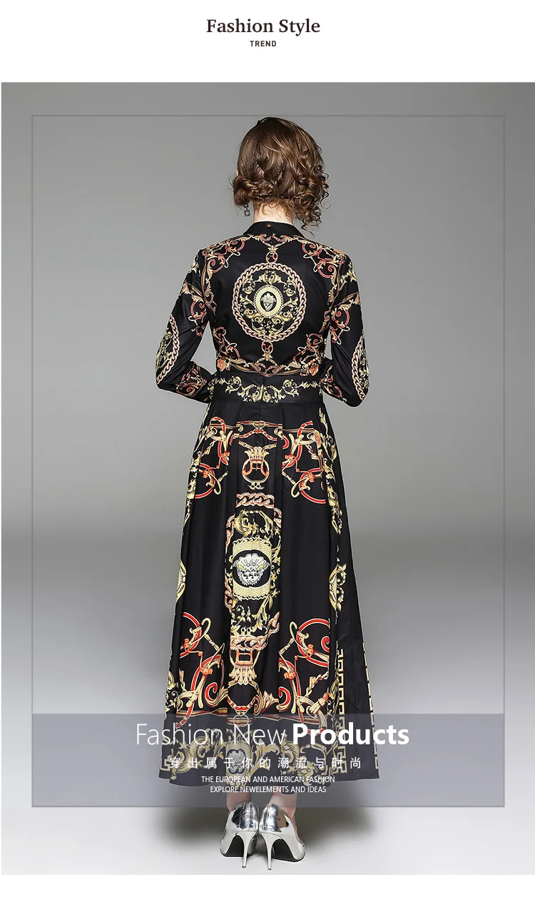 3359 Palace Vintage Dresses 50s 60s Retro Women Plus Size Luxury Baroque Black Floral Maxi Dress Elegant Formal Evening Party Dress 5
