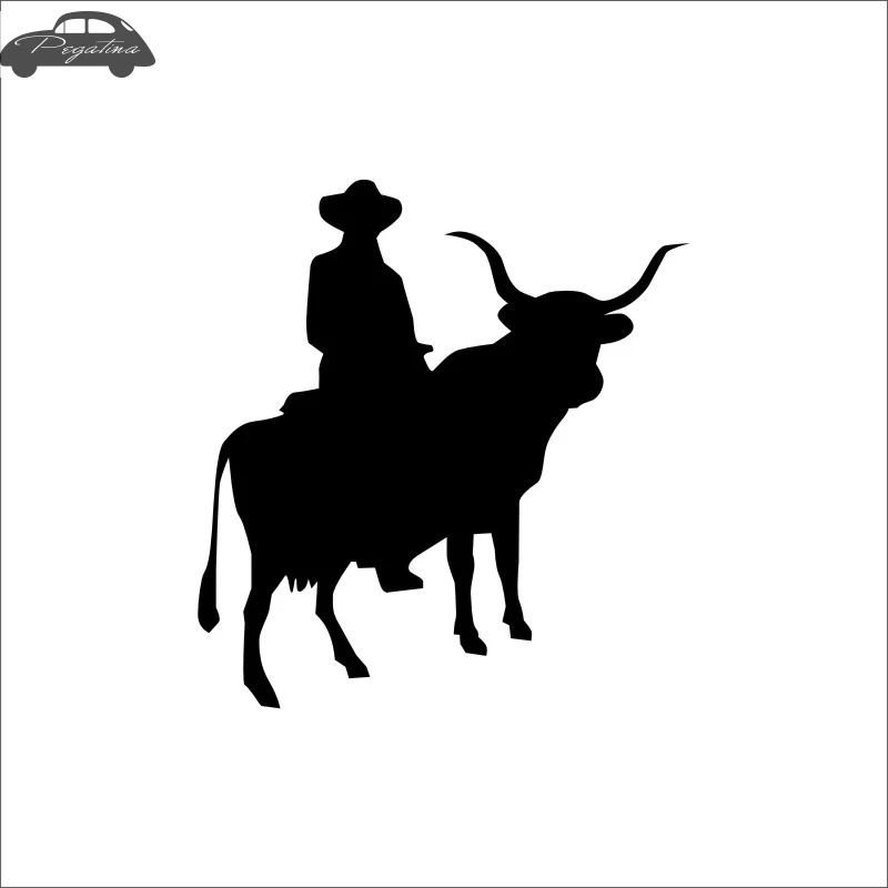 Horse Riding Bull Racing Decal Car Cowboy Sticker Horserace Poster Vinyl Wall Decals Pegatina Decor Mural Sticker