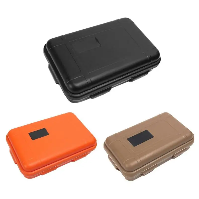 

Small Outdoor Shockproof Waterproof Boxes Survival EDC Tool Case Storage Sealed Container for Outdoor Camping Travel Hiking