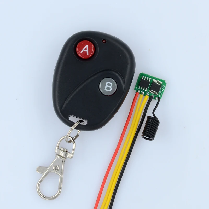 

3V-5V 2CH Micro Contactless RF Remote Switch Low Standby Current Wireless Switch Mini Battery Power Supply Remote Switch