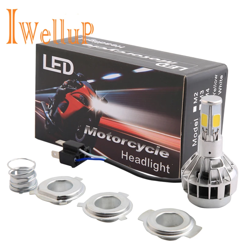 Prix pour Hs1 H4 LED Moto Phare Ampoules Moto Lumière Brouillard Lumières Fit Harley Suzuki Ktm Exc Café Racer moto Accessoires Prix pour Hs1 H4 LED Moto Phare Ampoules Moto Lumière Brouillard Lumières Fit Harley Suzuki Ktm Exc Café Racer moto Accessoires