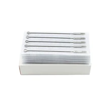 50 шт. 4F высокое качество одноразовые стерильные для татуировки иглы плоский шейдер из нержавеющей стали для татуировки насадки для татуировок поставка ручек