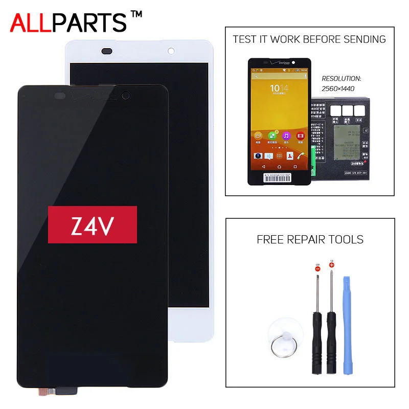 

For SONY Xperia Z4v LCD Original 5.2 inch Display For SONY Xperia Z4v LCD With Touch screen Digitizer Assembly Replacement Parts