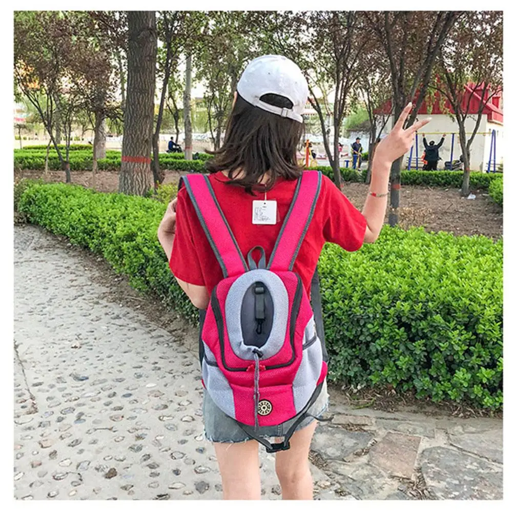 AsyPets дышащий двойной рюкзак для прогулок на открытом воздухе