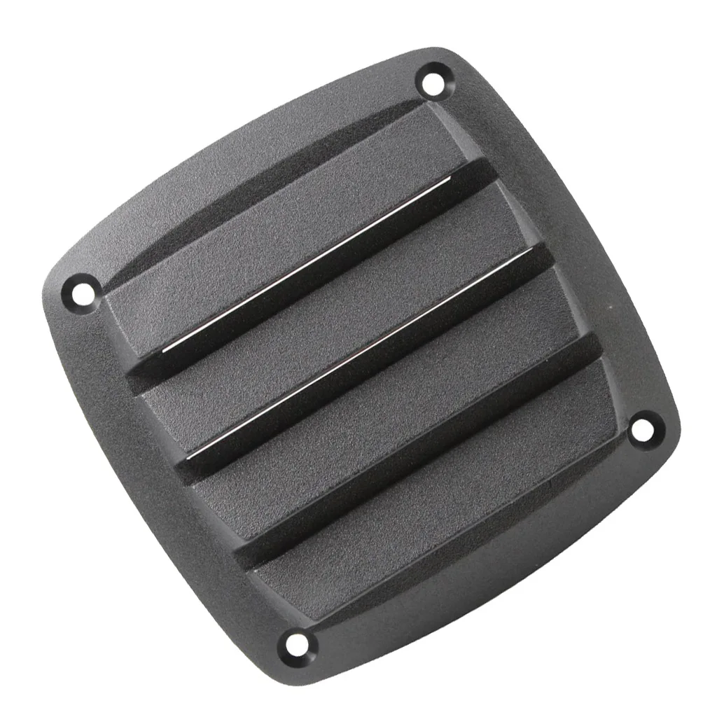 4 Inch Louvered Vents Style Boat Marine Hull Air Vent Grill Cover - Black