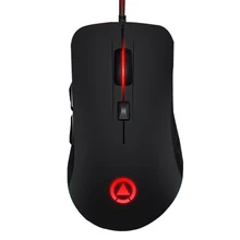 G402 Wired RGB LED Light Breath Silent Mute 4000DPI Adjust USB Ergonomic Optical Gaming Mouse Gamer