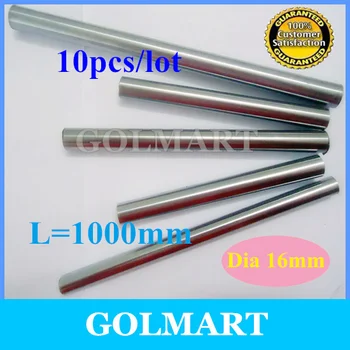 

linear shaft 10pcs diameter 16mm -L 1000mm linear round shaft harden rod chrome plated Rod