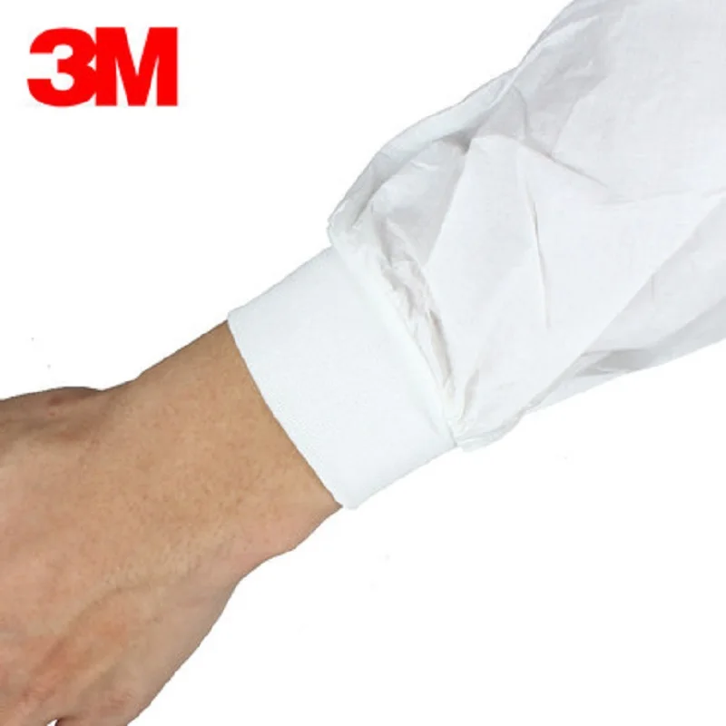 3M 4545 одноразовая Спецодежда с капюшоном Защитный Комбинезон безопасность антистатические ограниченное количество жидкости брызги Infective агенты микро поры