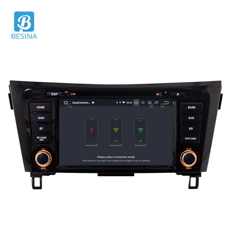 Excellent Besina Android 9.0 Car DVD Player For Nissan X-Trail XTrail T32 Qashqai J11 T31 Multimedia GPS Navigation Stereo 2 Din Car Radio 1