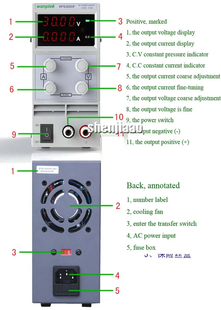 KPS305DF для детей, на возраст от 0 до 30 V/0-5A 110 V-230 V 0,1 V/0.001A ЕС светодиодный цифровой Регулируемый DC переключатель Мощность поставить мА дисплей