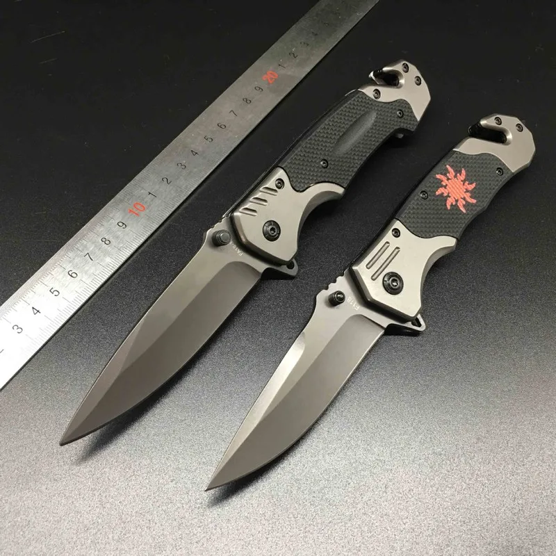 

Folding knife multi-functional portable outdoor camping tool survival high hardness Switzerland saber survival knife