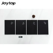 Joytop Black cardboard B5 notebook Retro Creative Travel Journal Diary Exercise Binding Note Notepad Gift 2017 School supplies