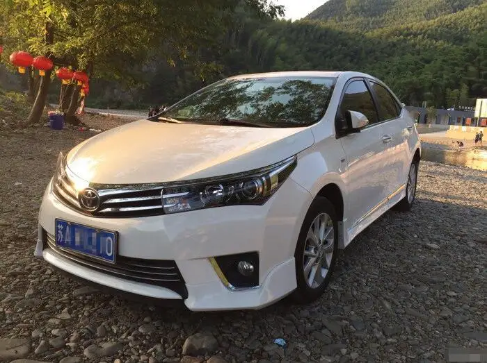 Для 15 Corolla задний спойлер ABS задний бампер диффузор защитные бамперы для 14 Corolla Body набор бампер задний спойлер