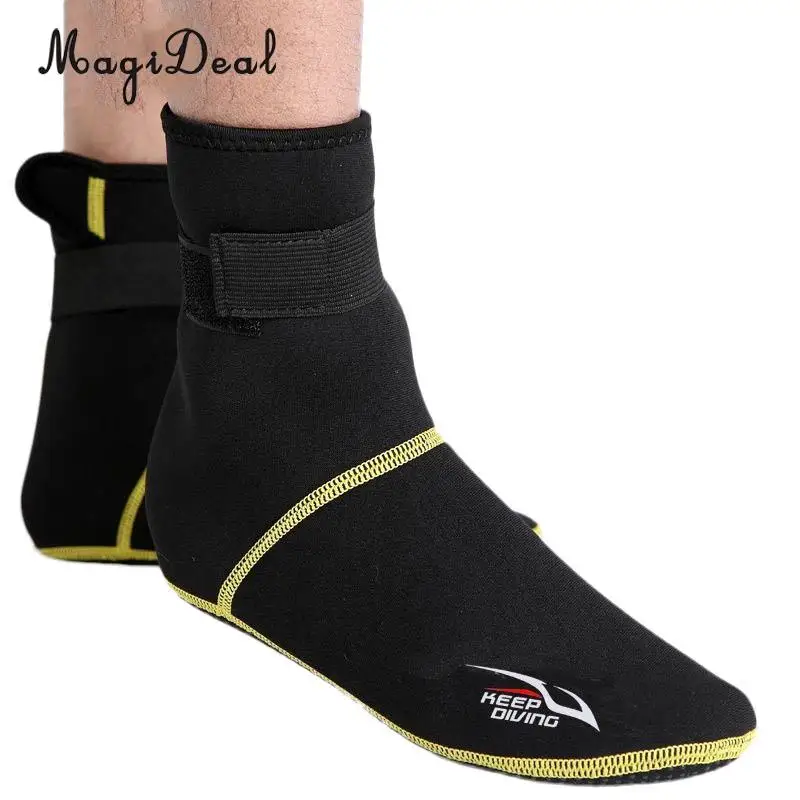 MagiDeal Neoprene Snorkeling Shoes Scuba Diving Socks Beach Boots Wetsuit Prevent Scratches Warming Anti-Slip Swimming Socks