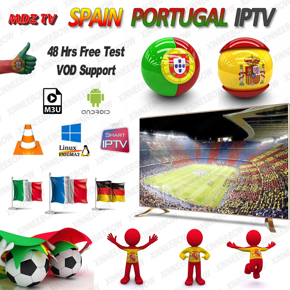 

Best Stable IPTV Spain M3U Francais IPTV Portugal Subscription 1 Year IPTV M3U France Free VOD for Smart TV Android TV Box