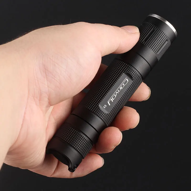 Фонафонарь Convoy S3 Cree XML2 светодиодный черный свет для самообороны кемпинга