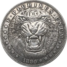 Хобо никель 1890-CC сша Морган доллар Монета КОПИЯ Тип 109