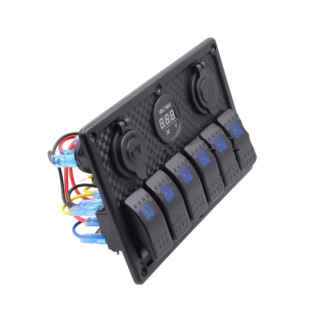 

CS-465A1Waterproof Car Auto Boat Marine LED Rocker Switch Panel