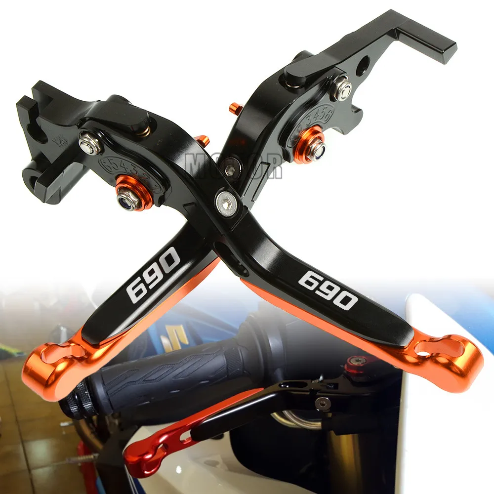 CNC мотоциклетные регулируемые складные рычаги тормозной муфты для 690 690SMC 690SMCR Enduro