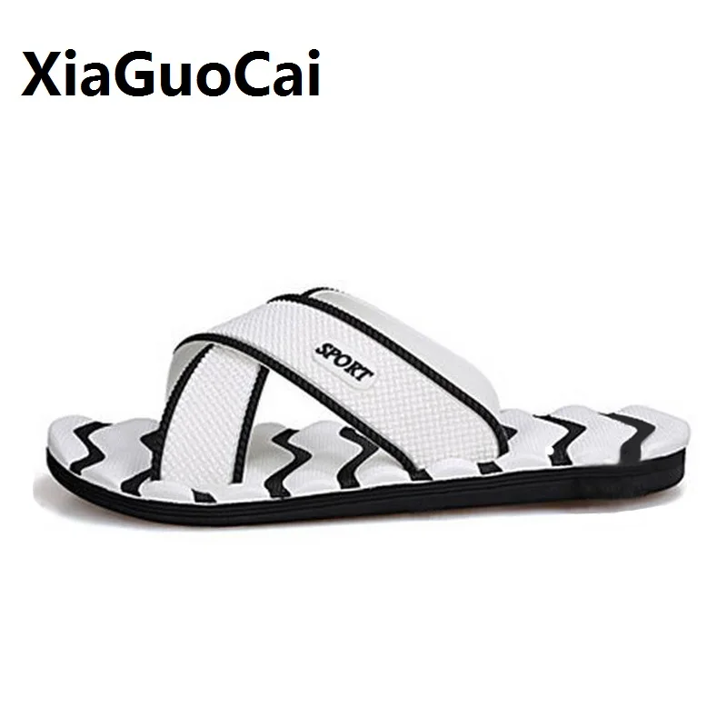 Мужские шлепанцы Мягкие Шлепанцы из ЭВА для пляжа и ванной erkek terlik zapatos de hombre лето