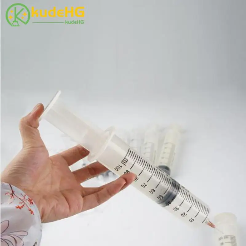 100ml / 150ml Reusable Big Large Hydroponics Plastic Nutrient Sterile Health Measuring Syringe Tools Cat Feeding Accessories 23 | Дом и сад