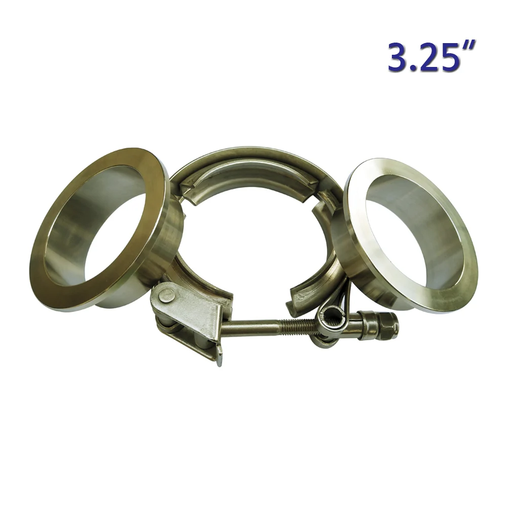 ZUCZUG ZUCZUG-3.2" Quick release V band clamp withself align комплект фланцев полностью изготовлен из 304 нержавеющей стали