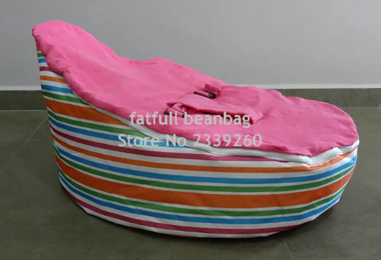 COVER ONLY, NO FILLINGS-Cheap Baby Bean Bag Children Sofa Chair Cover Soft Snuggle Bed Without beans