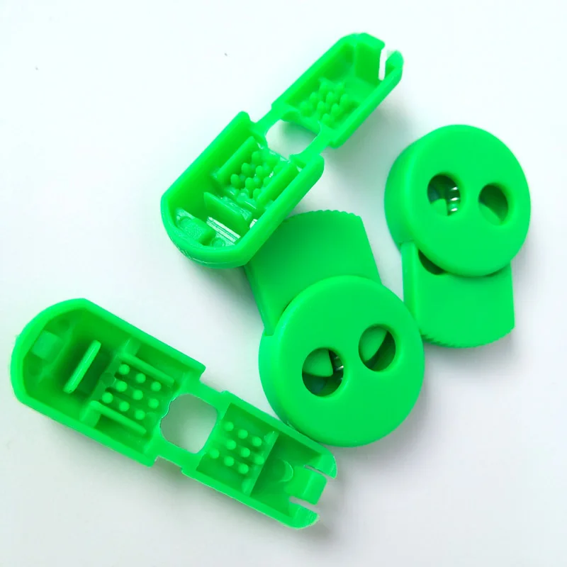 JUP1-50 Sets Light Green Magnetic Elastic Shoes Buckles Decorative Buckles Child Adult Closures No-tie Shoelaces Never Tie Laces