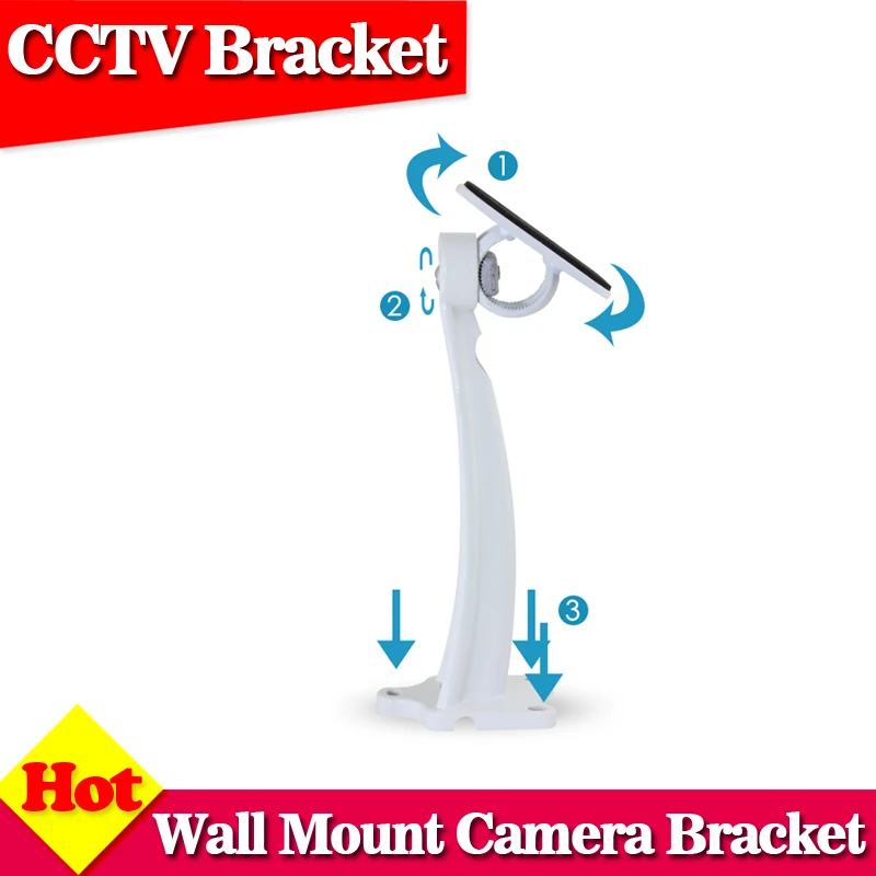 

1PCs CCTV Camera Stand Bracket for Video Surveillance Security Cameras Adjustable Wall Ceiling Mount