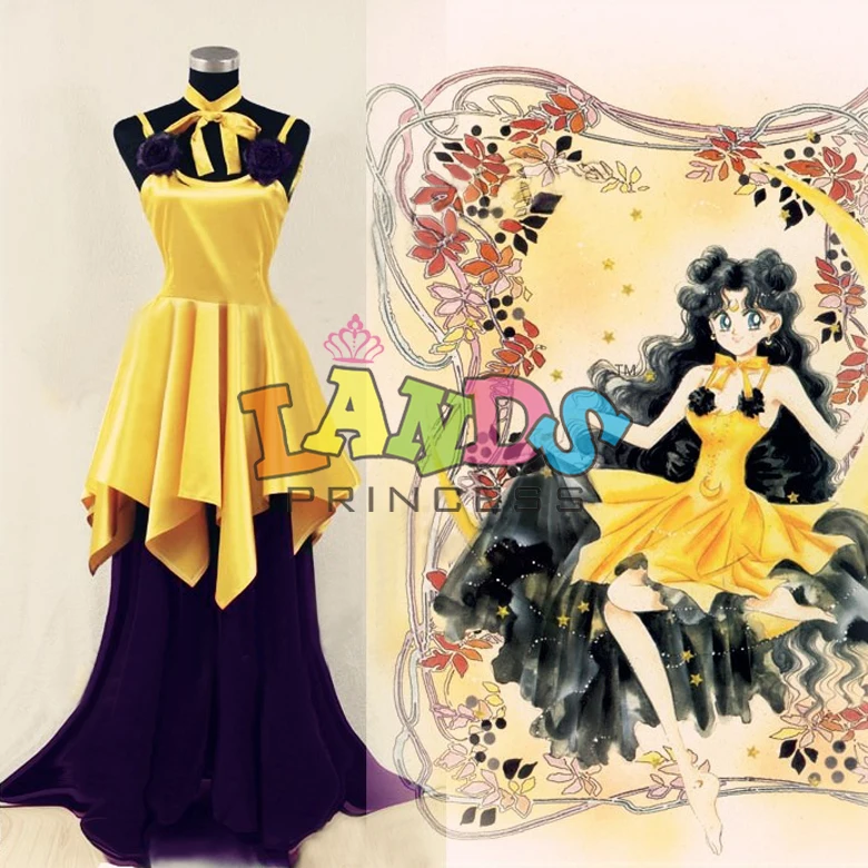 Custom Made Human Luna Costume Dress From Sailor Moon Cosplay Costume Costume Wedding Dress Dress Elegantcostume Fans Aliexpress