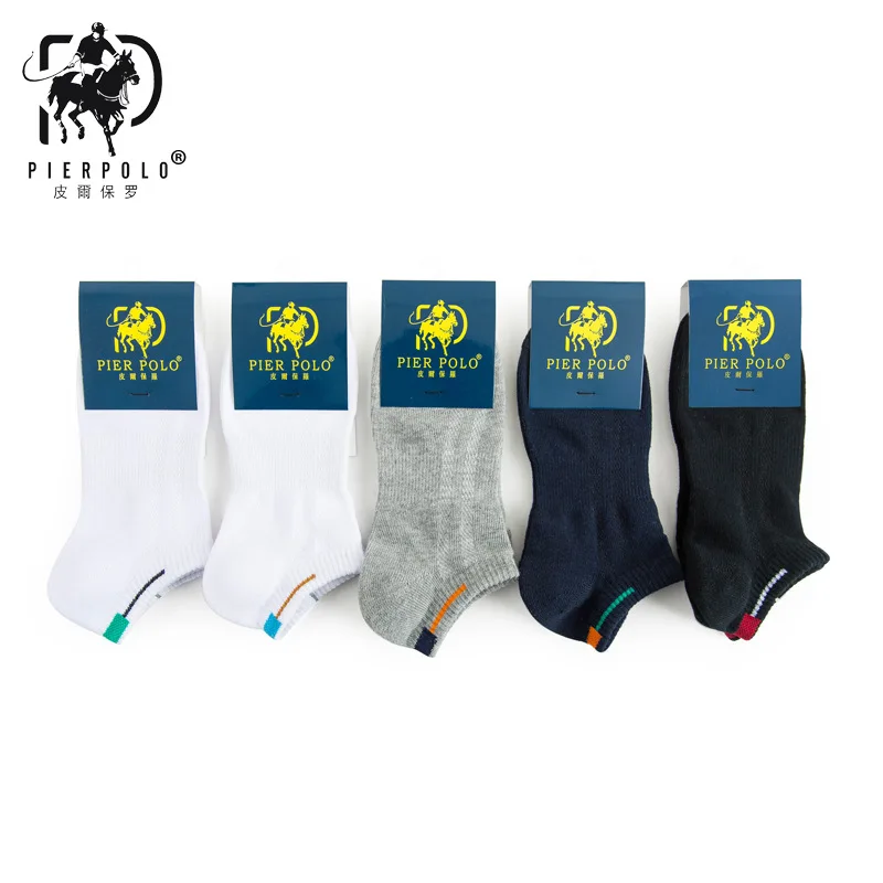 PIERPOLO Brand Socks New Fashion Casual Thick Cotton Men's Socks