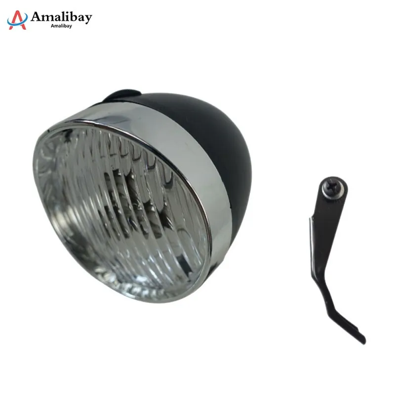 ABS black 3 lights Светильник для скутера Xiaomi M365 Pro головной светильник светодиодный регулируемый передний светильник Предупреждение льный светильник для Ninebot Es2 Es1 Запчасти для скутера - Цвет: ABS black 3 lights
