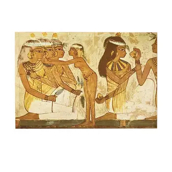 

Fresco Bath Rugs Ancient Egypt Mural Cultural Relic Pharaoh woman Non-Slip Doormat Floor Indoor Front Door Mat Kids Bath Mat