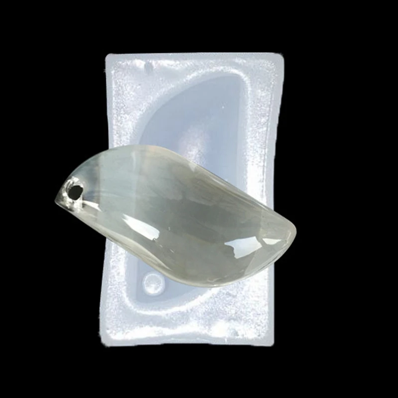 

S-shaped Drop Shape DIY Silicone Mould Resin Necklace Craft Jewellery Making Mold Resin Molds For Jewelry