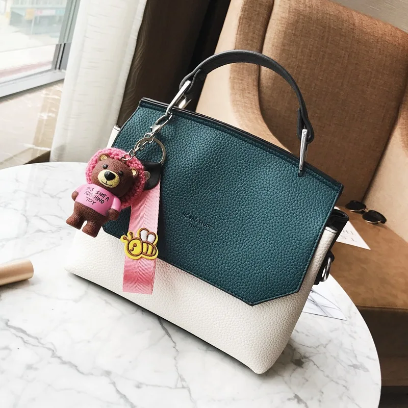 

Small bag 2018 autumn and winter new tide Korean version of the retro fashion wild Messenger bag female hit color shoulder bag